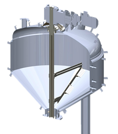 Miesadlo s teflonovymi skrabkami 