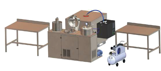 Vakuova friteza s blanserom 