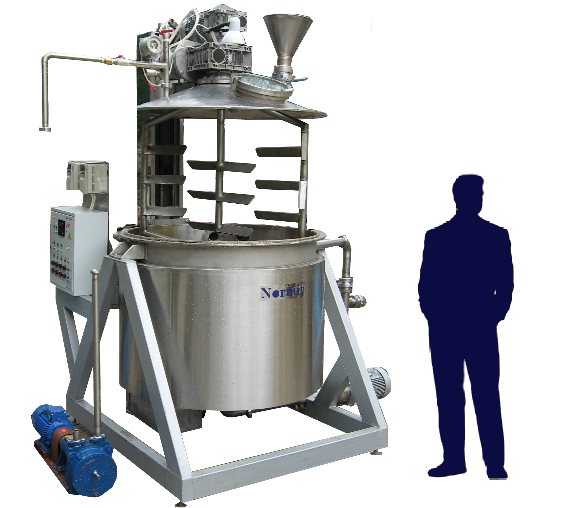 vákuové reaktor s koaxiálnym mixéry